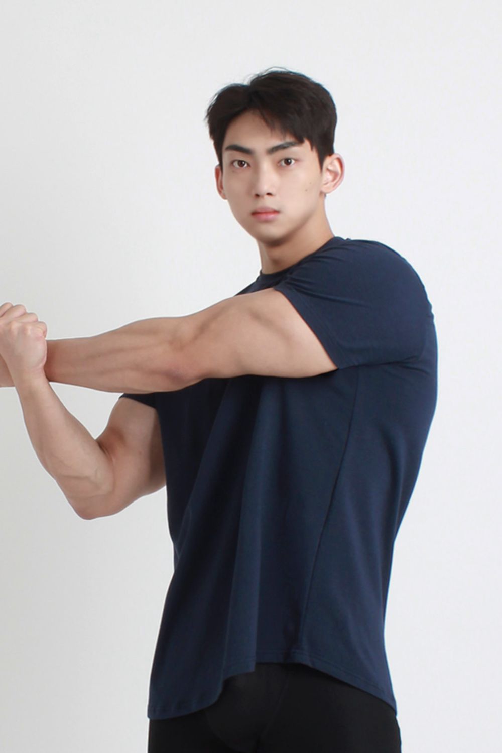 Men's Plus Size Round Neck Short Sleeve T-Shirt