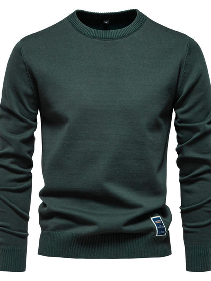 Men's Round Neck Long Sleeve Sweater