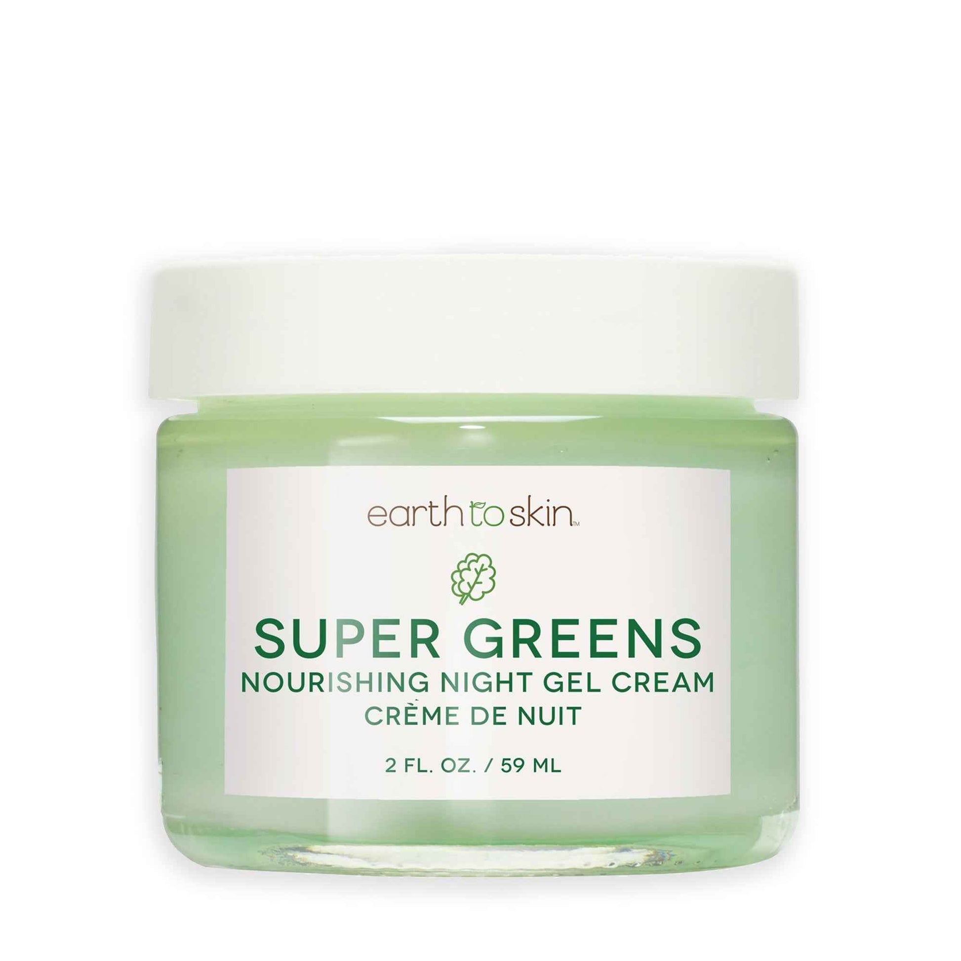 Super Greens Nourishing Night Gel Cream by EarthToSkin