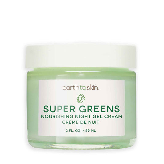 Super Greens Nourishing Night Gel Cream by EarthToSkin