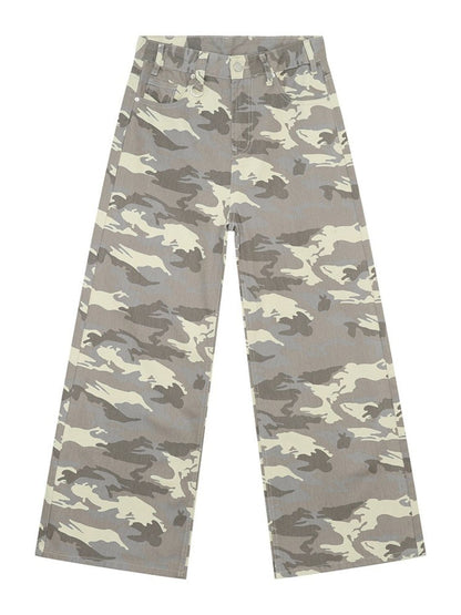 Men's Wide Leg Jeans with Pockets