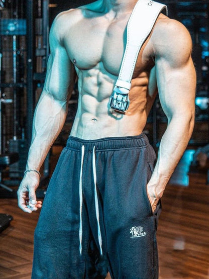 Men's Plus Size Graphic Drawstring Active Shorts