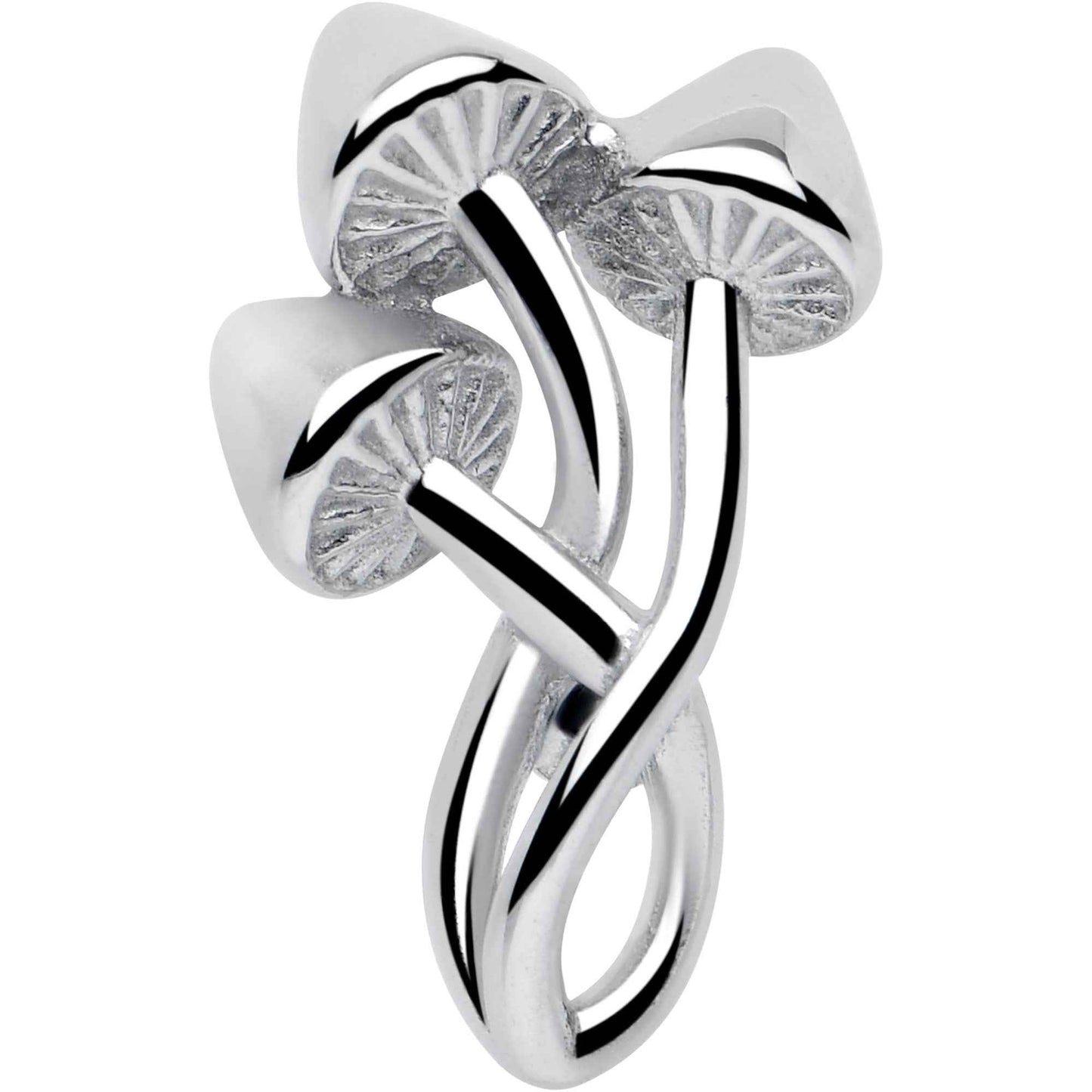 Trippy Mushroom Trio Barbell Tongue Ring