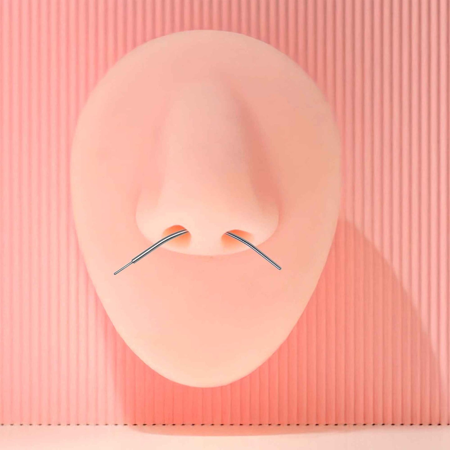 Stainless Steel Curved Insertion Tool, Threadless Insertion Pin Taper