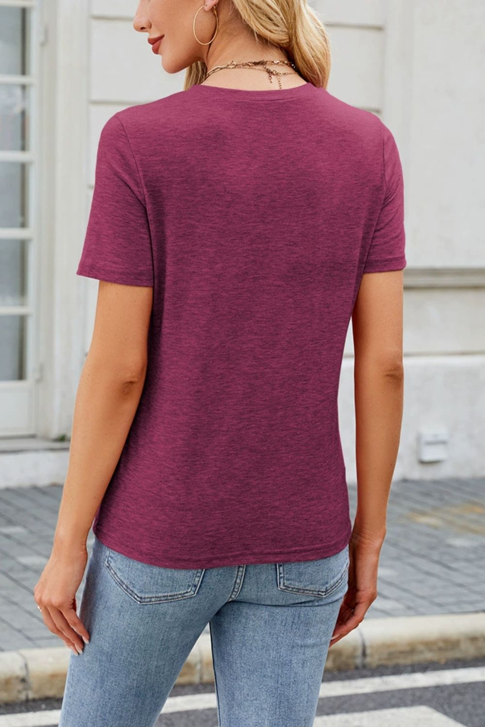Round Neck Short Sleeve T-Shirt