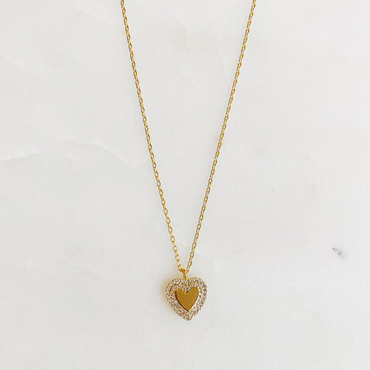 So Pretty Mini Heart Necklace by Ellisonyoung.com