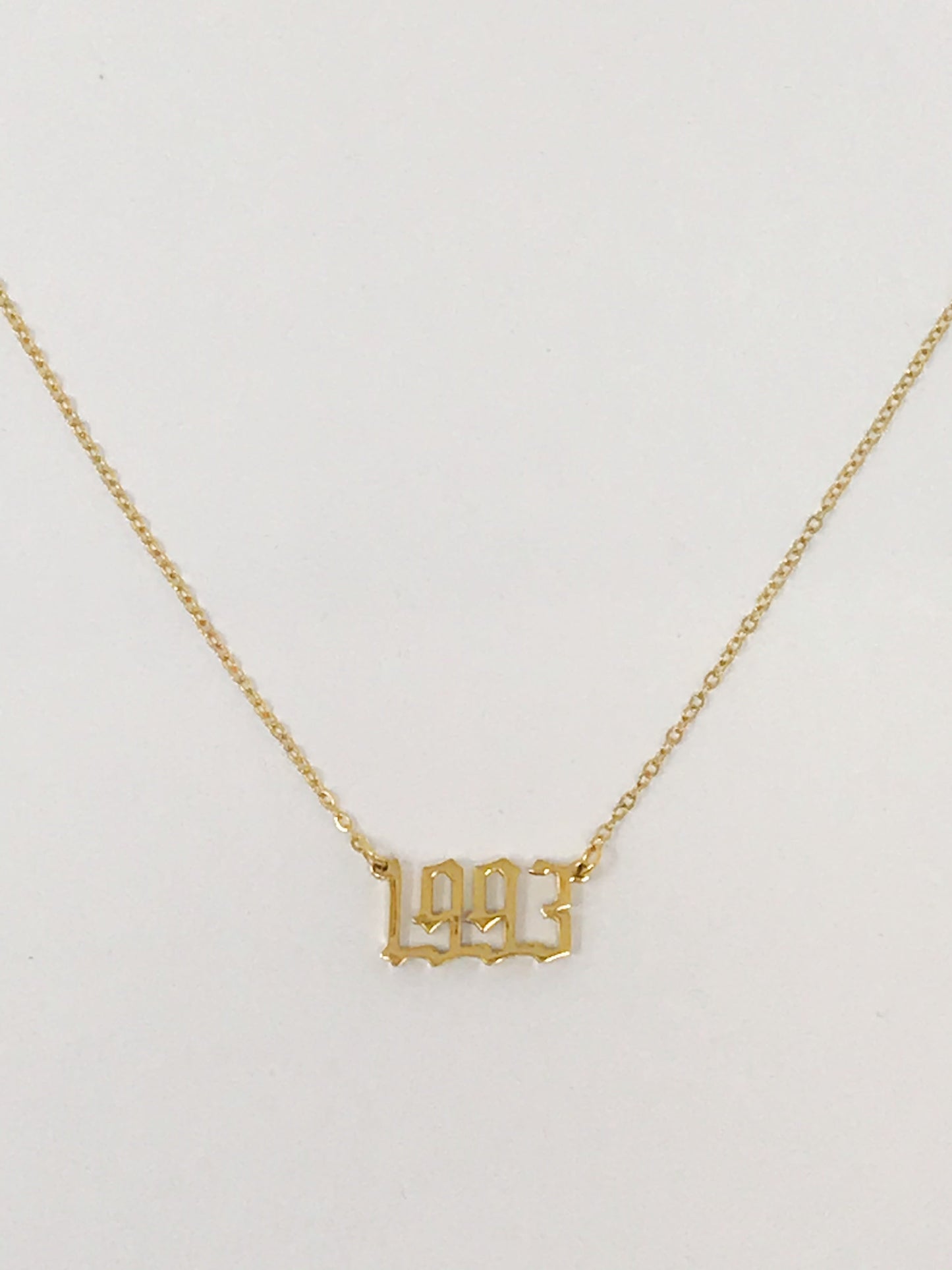 Birth Year Necklace by Ellisonyoung.com