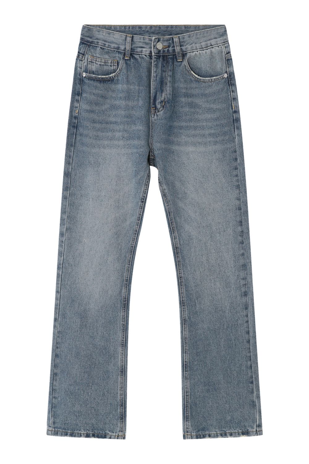 Mid Rise Men's Jeans with Pockets