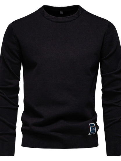 Men's Round Neck Long Sleeve Sweater