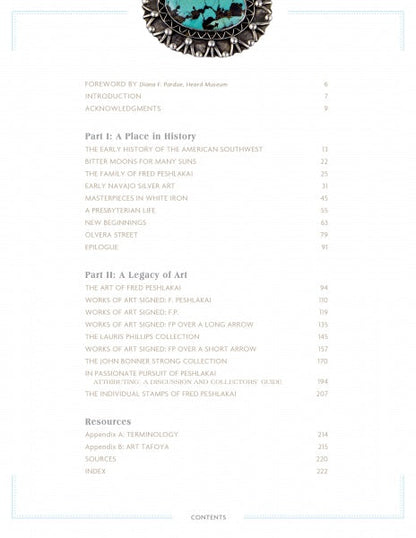 Navajo Silversmith Fred Peshlakai by Schiffer Publishing