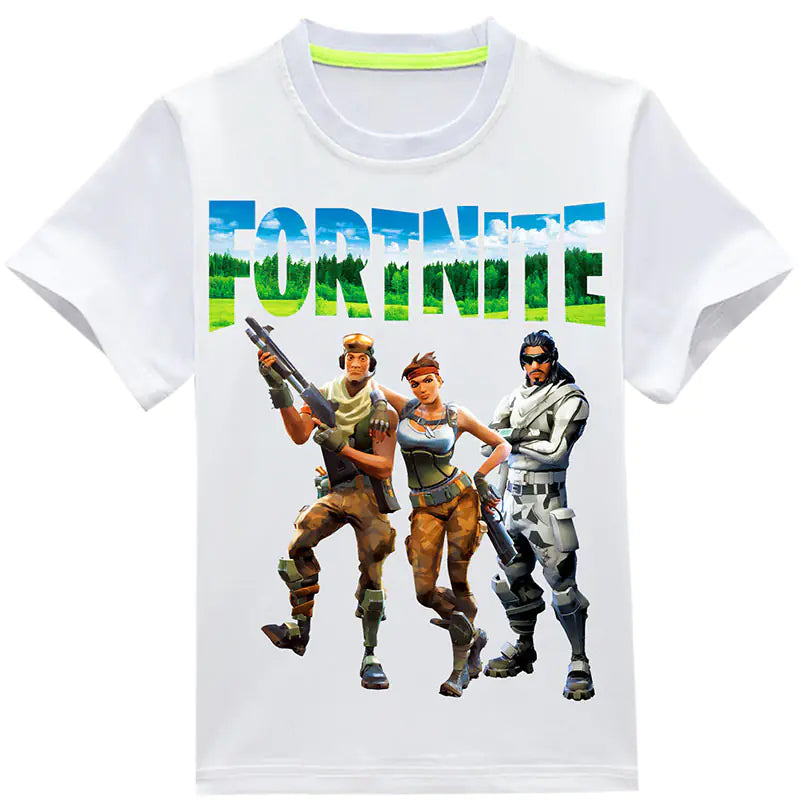 Boys' Short Sleeve T-Shirt - Fortnite Design