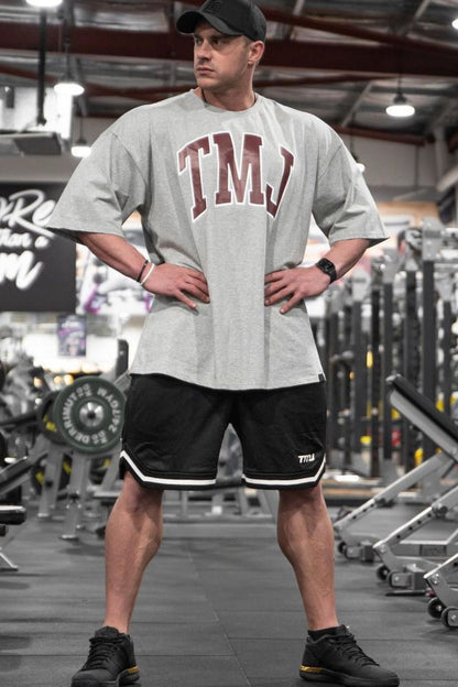 Men's Plus Size Letter Round Neck Half Sleeve T-Shirt