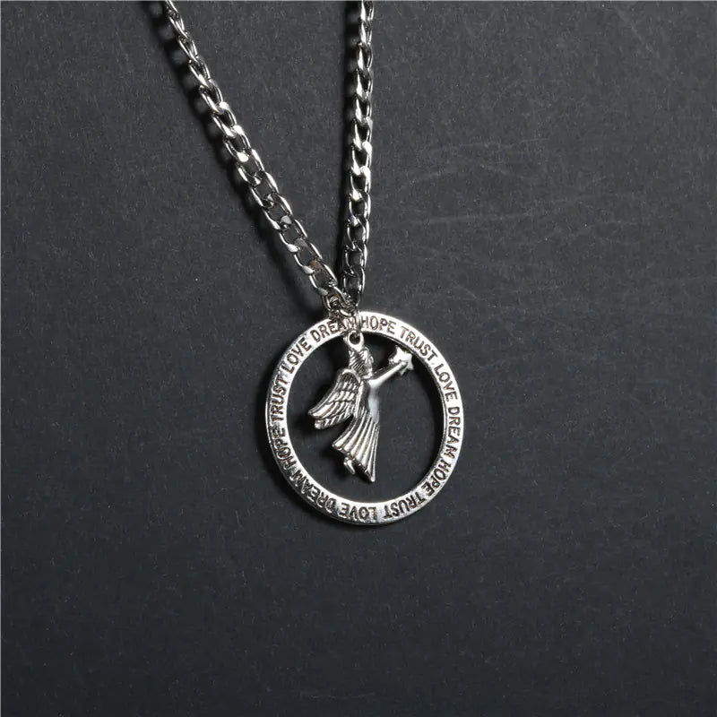 Hip-Hop Necklace Unisex Korean Street Style Pendant