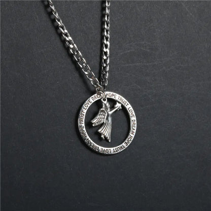 Hip-Hop Necklace Unisex Korean Street Style Pendant