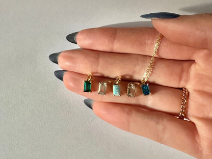 Birthstone Topaz Necklace - December by Little Sky Stone