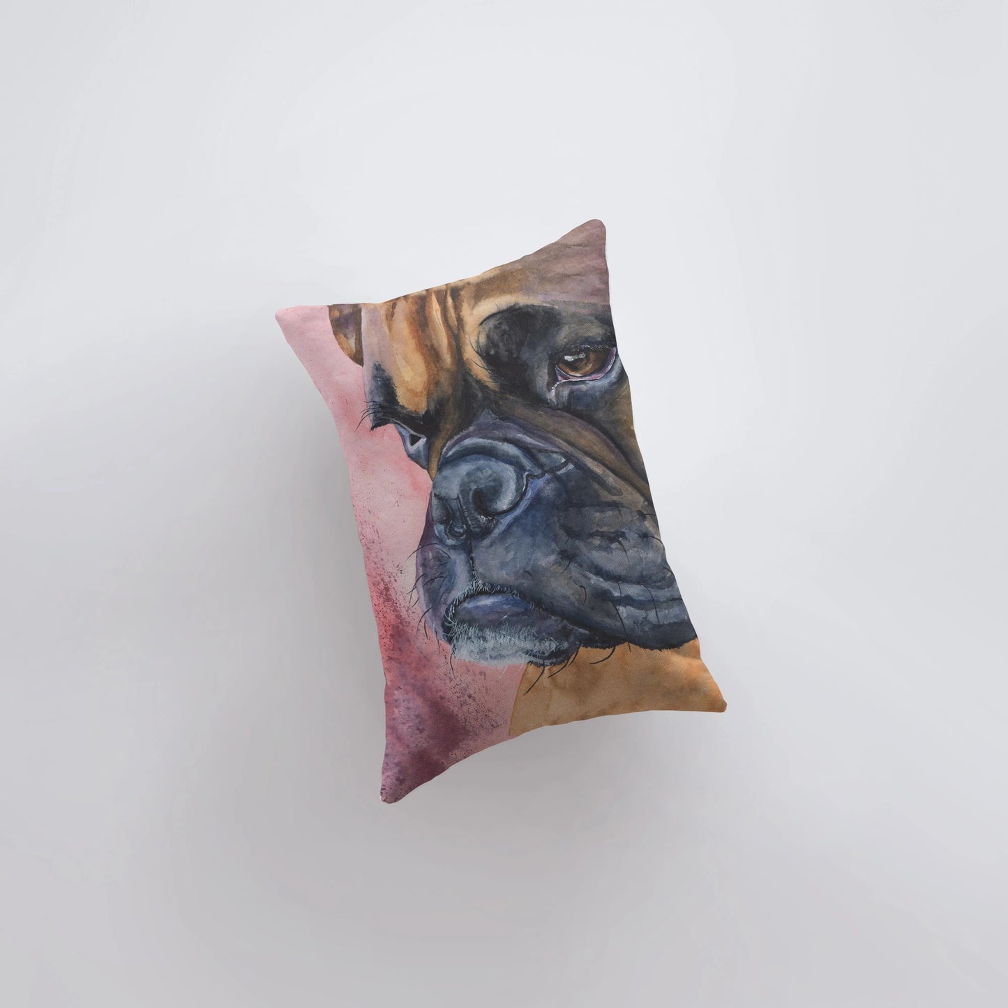 Boxer | Watercolor Tan Boxer | 12x18 | Pillow Cover | Dogs | Home Decor | Custom Dog Pillow | Boxer Mom | Dog Lover Gift | Dog Mom Gift by UniikPillows