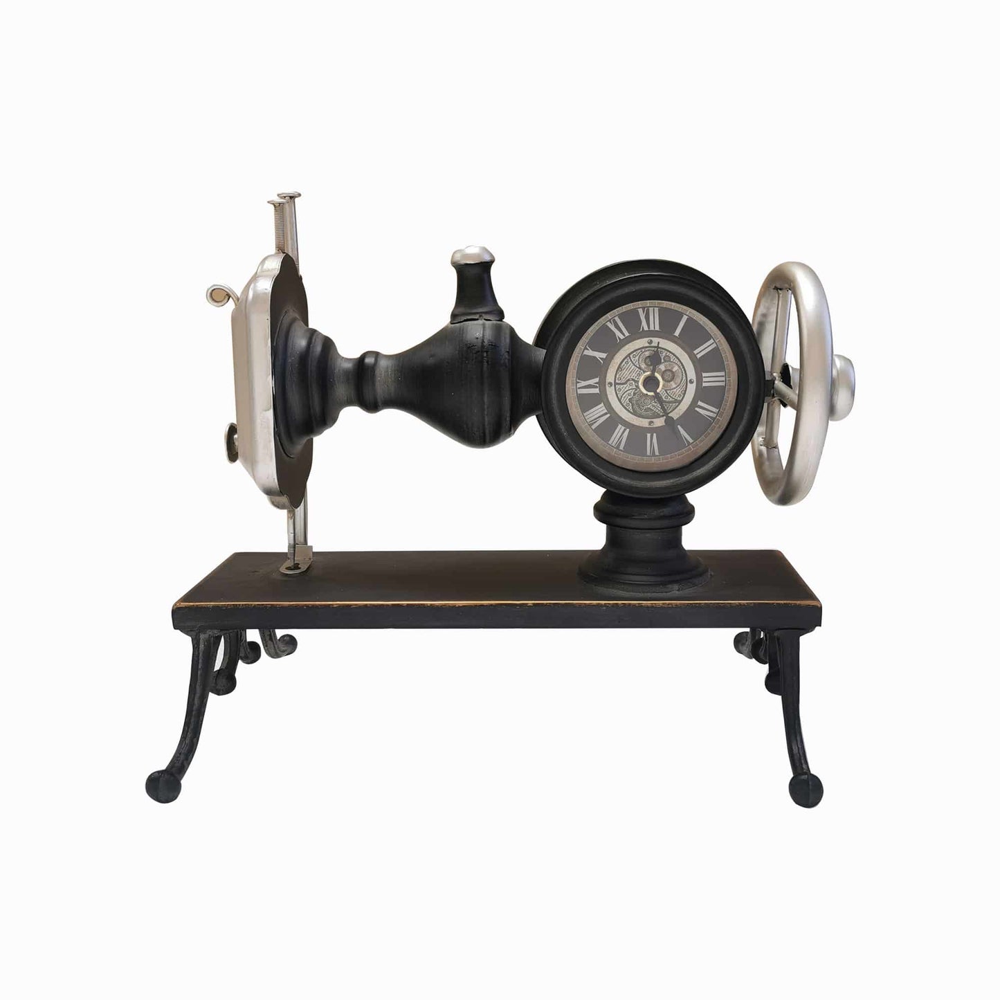 Table clock - Sewing Machine Table Clock by Peterson Housewares & Artwares