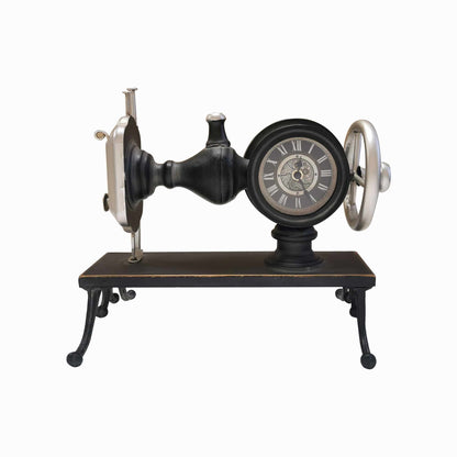Table clock - Sewing Machine Table Clock by Peterson Housewares & Artwares