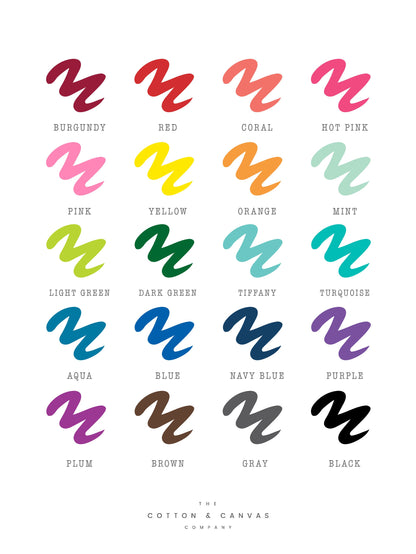 Personalized Name Black and White Floral Cosmetic Bag and Travel Make Up Pouch by The Cotton & Canvas Co.