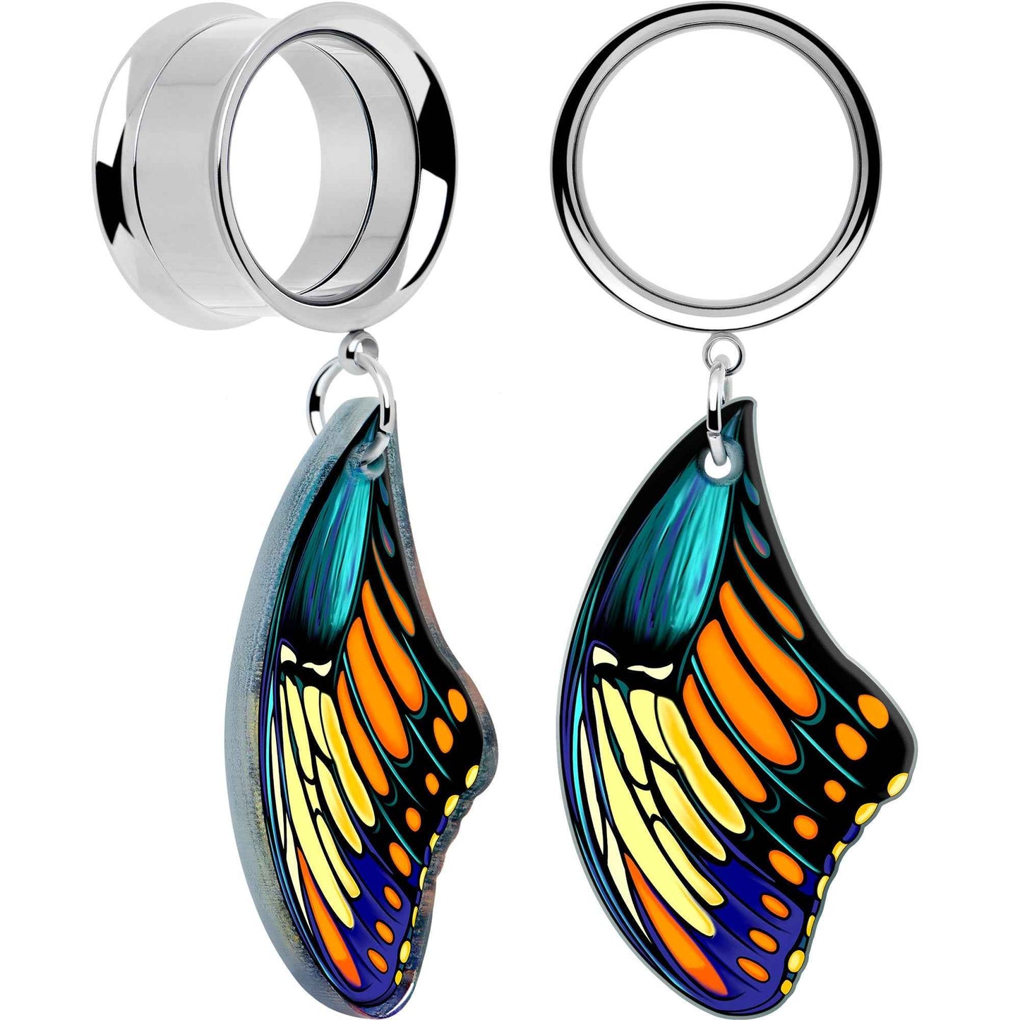 Wing of Butterfly Tunnels Dangle Plug Set by Onyx O