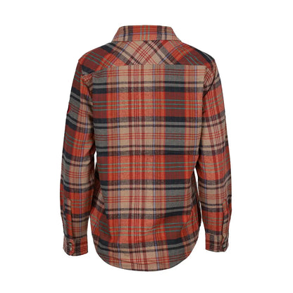 Canada Weather Gear Women's Vintage Plaid Double Pocket Shirt by PROOZY