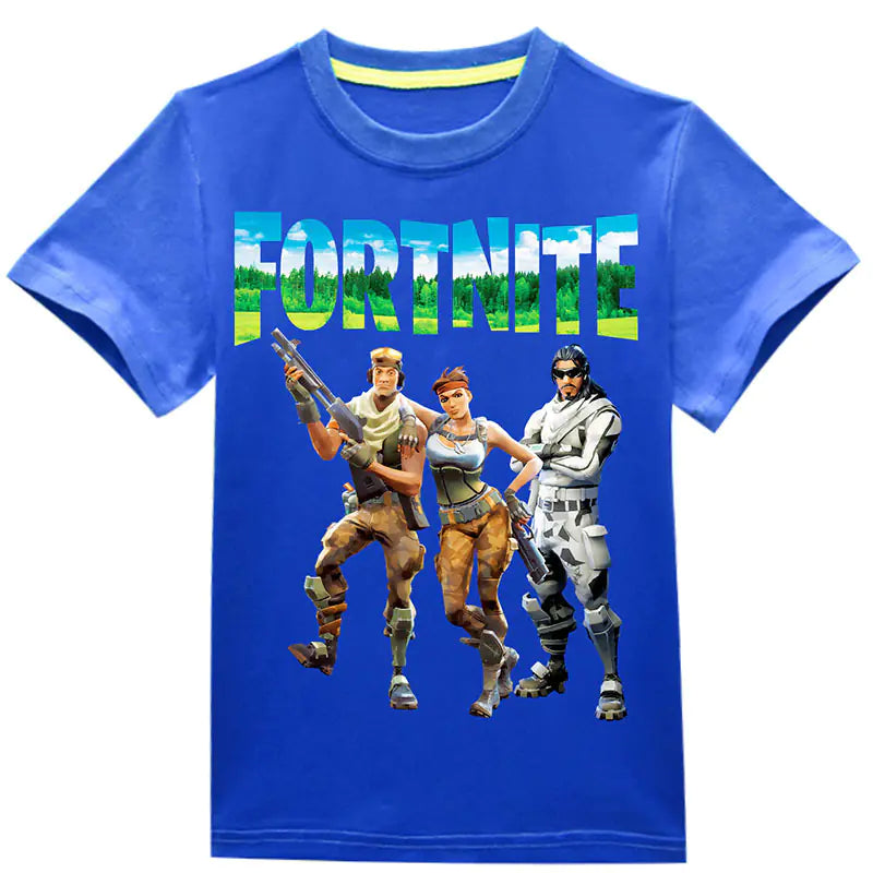 Boys' Short Sleeve T-Shirt - Fortnite Design