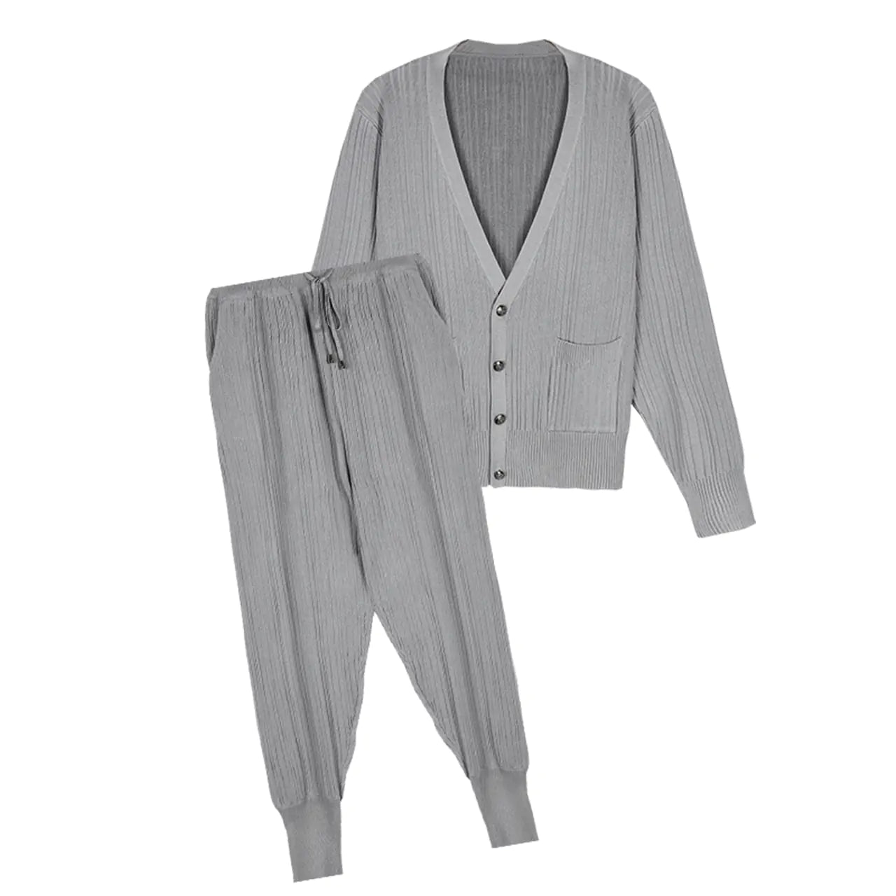 Fashion Casual Knit Sweater and Harem Pants Set