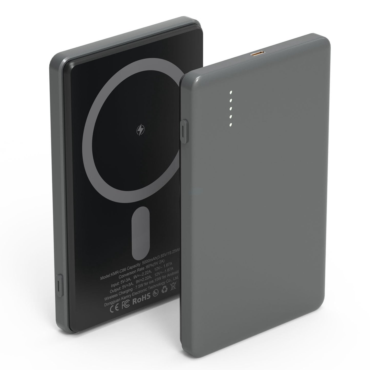 2 In 1 5000mAh MagSafe Wireless Power Bank PD20W Magnetic Fast Charger Portable Phone Charger Fit for IOS Phone 15 14 13 12 Series And More