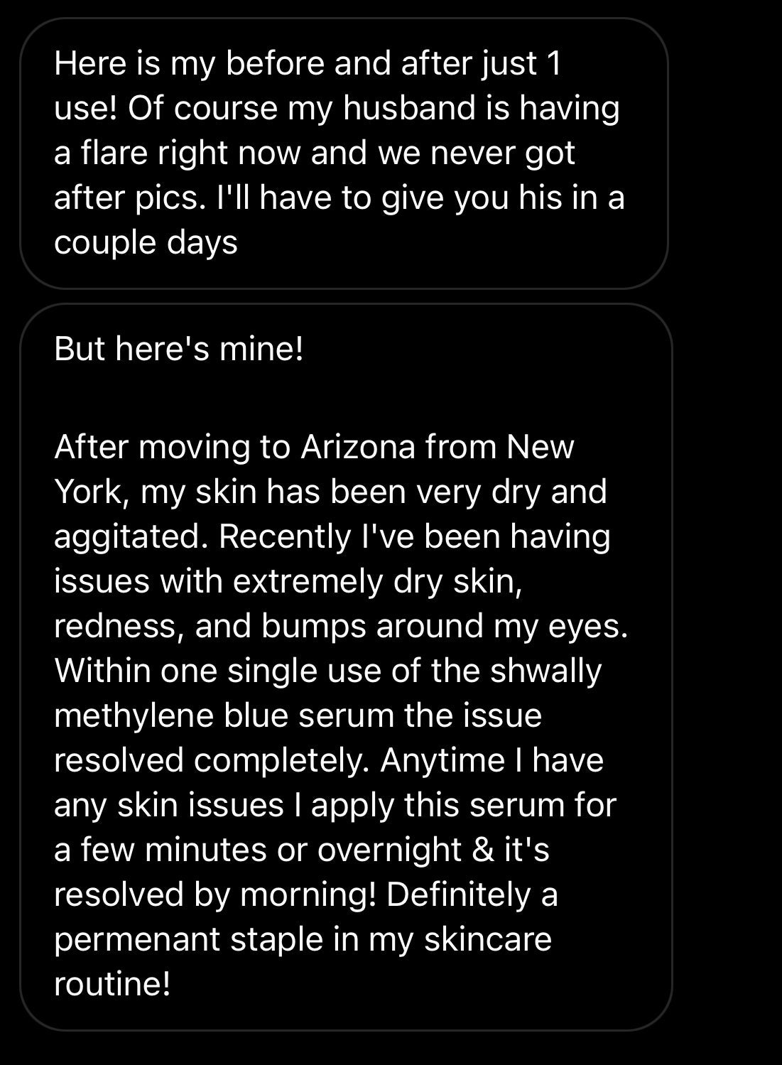 NEW Shwally Methylene Blue Repair Serums by Shwally