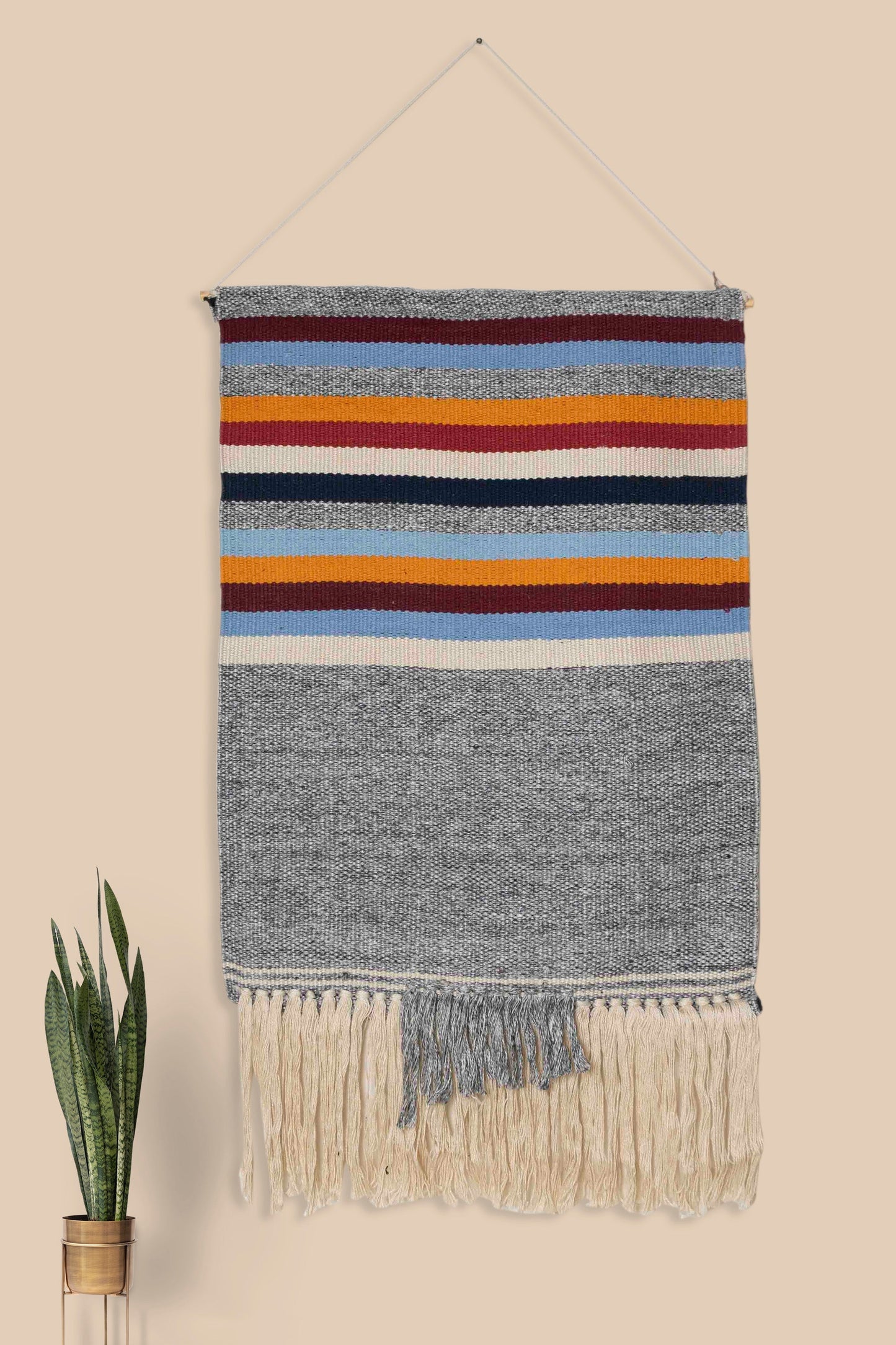 Naval Handwoven Wall Tapestry, 30X50 by GAURI KOHLI