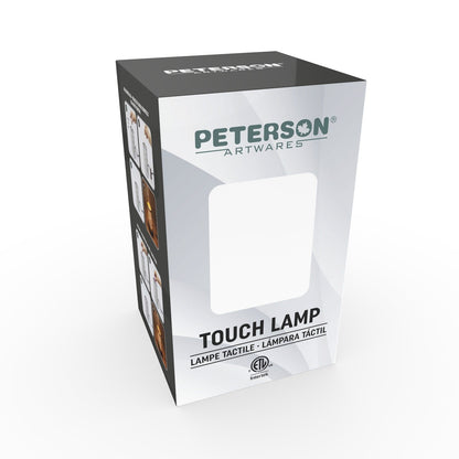 7" touch lamp-Fragrance Wax Melts Warmer -Electric Candle Essential Oil Burner-Metal Silver GardenTable Decor by Peterson Housewares & Artwares