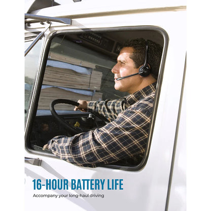 1/2 pack Mpow Pro Office Wireless Bluetooth V5.0 headphone With Microphone 13H Talking Time For Driver Call Center Skype Office