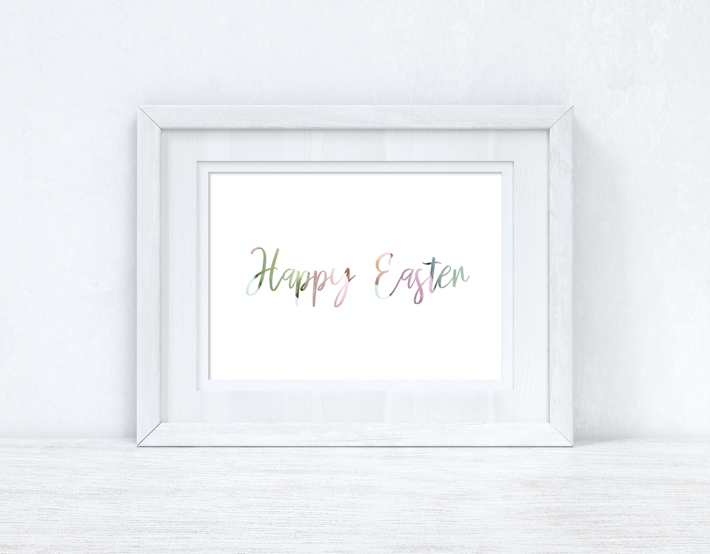 Happy Easter Landscape Spring Seasonal Wall Home Decor Print by WinsterCreations™ Official Store