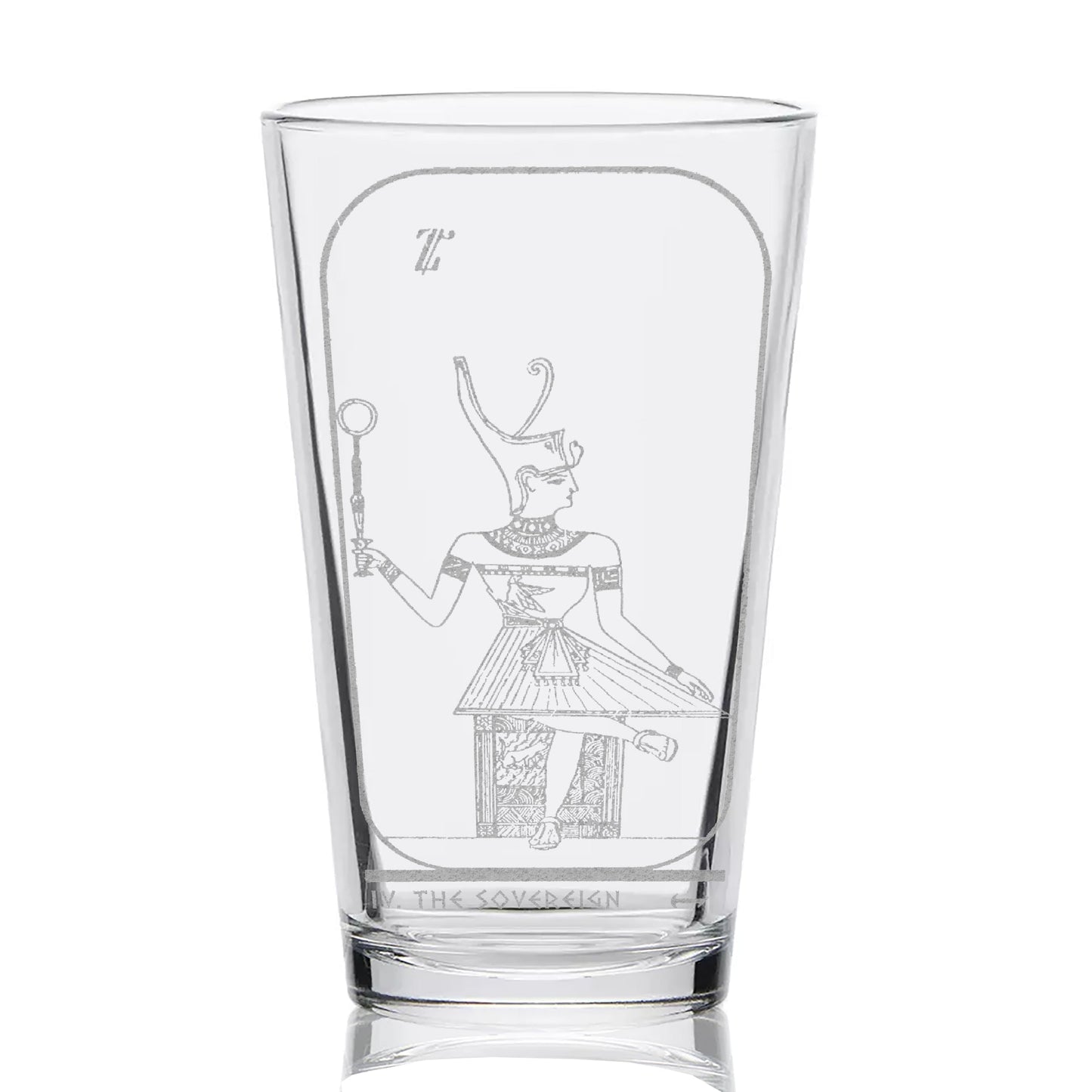 EGYPTIAN TAROT CARD Pint Glasses by LumEngrave