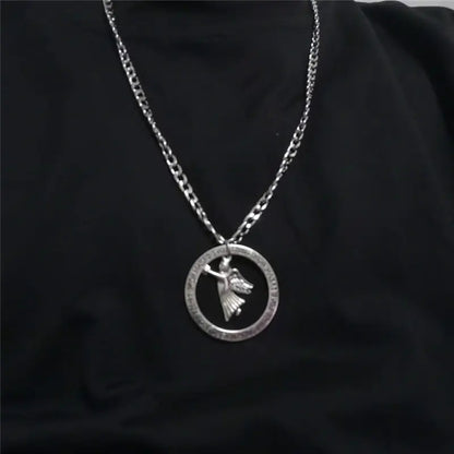 Hip-Hop Necklace Unisex Korean Street Style Pendant