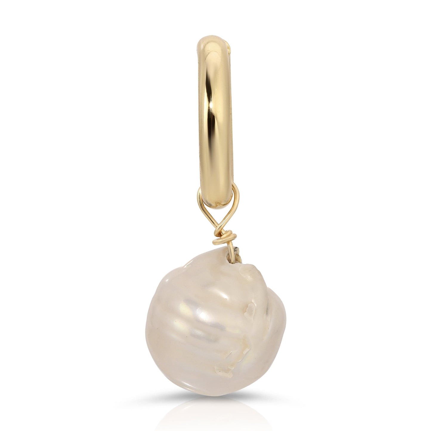 Large Baroque Pearl Pendant by eklexic jewelry
