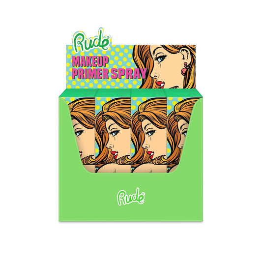 RUDE Make Up Primer Spray Paper Display Set, 12 Pieces by Avera Group