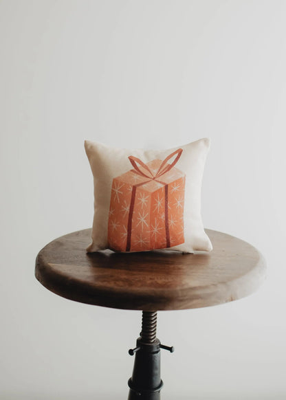 Nordic Mini Peach Star Gift Throw Pillow Cover | 8x8 |  Small Throw Pillows | Christmas Gift | Sister Gift | Gift for Mom | Teacher Gift by UniikPillows