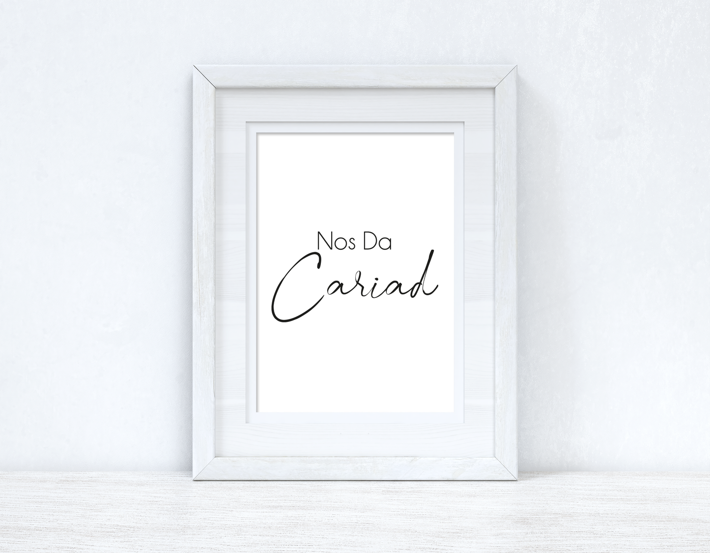 Nos Da Cariad Good Night Love Home Welsh Decor Wall Decor Print by WinsterCreations™ Official Store