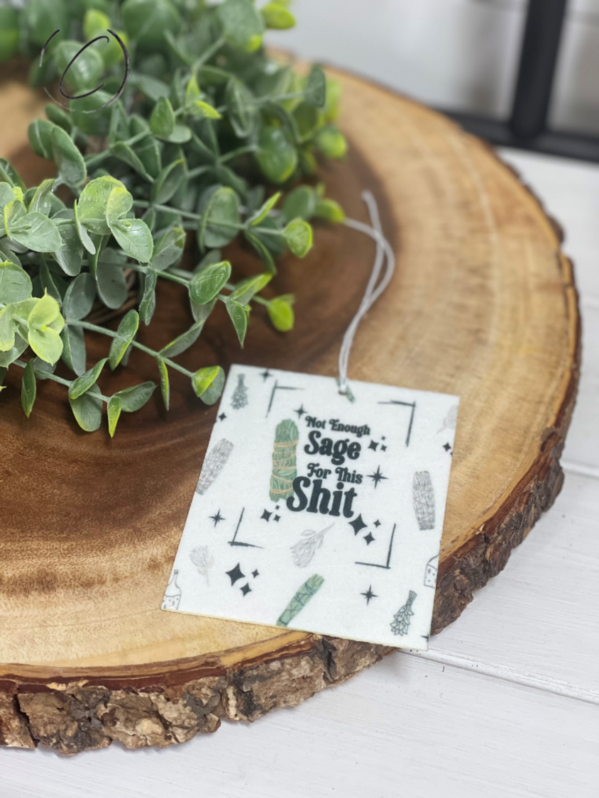 Not Enough Sage Car Freshener by CMD Wholesale