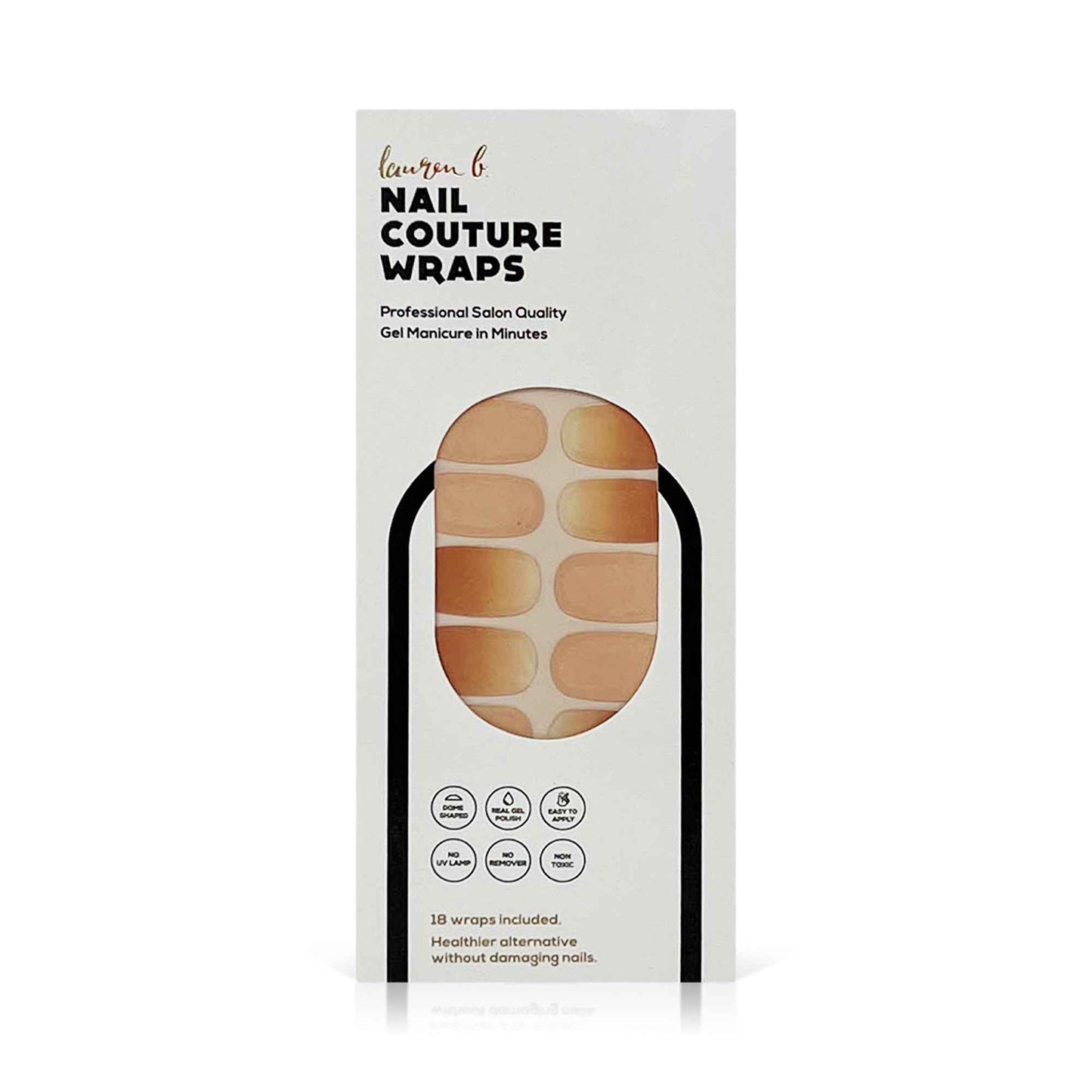 Nude Gradient Gel Nail Wrap