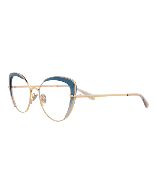 Pomellato Cat Eye-Frame Metal Optical Frames by Carro Luxury Maison