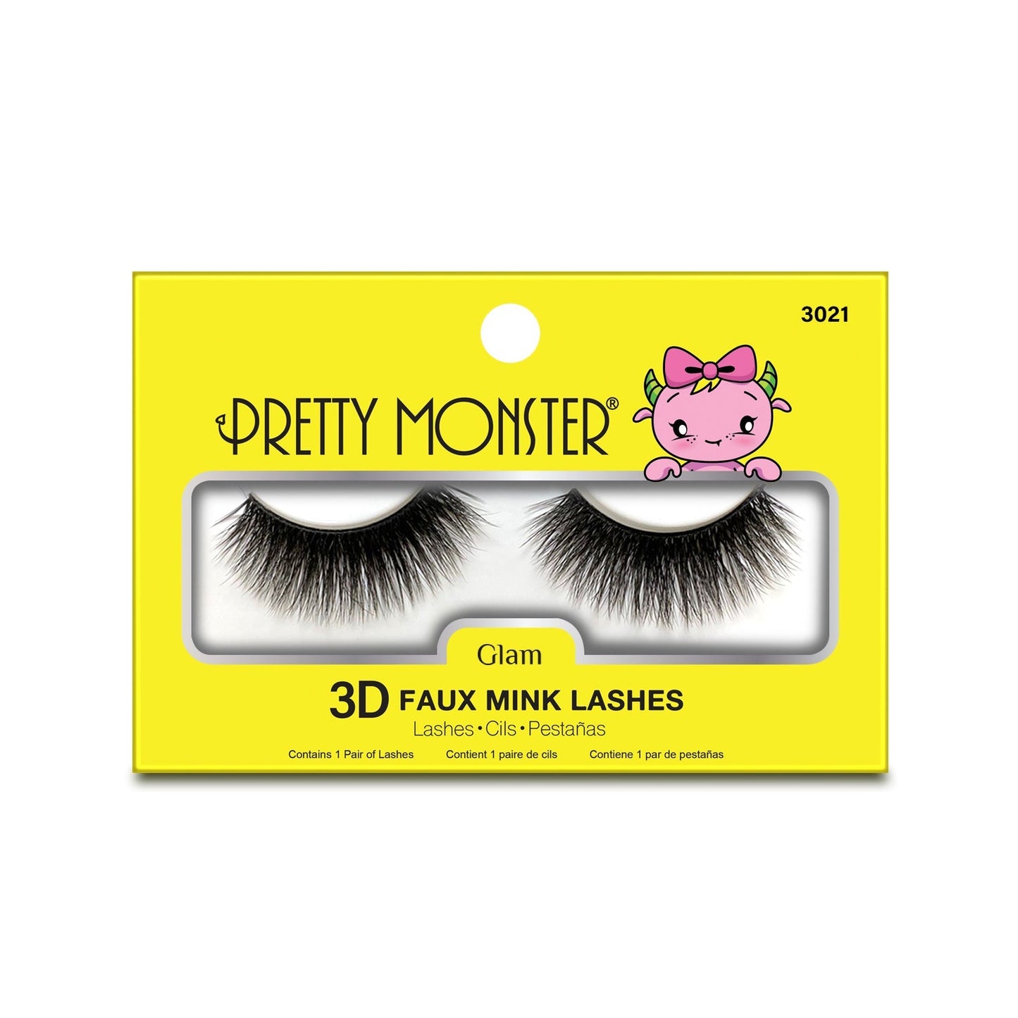 Pretty Monster Glam 3D Faux Mink Lashes - 3021