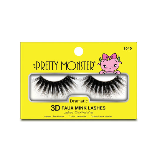 Pretty Monster Dramatic 3D Faux Mink Lashes - 3040