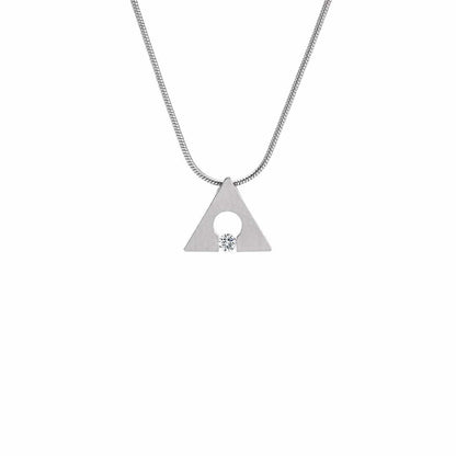 PT093W B.Tiff Triangle Pendant by B.Tiff New York