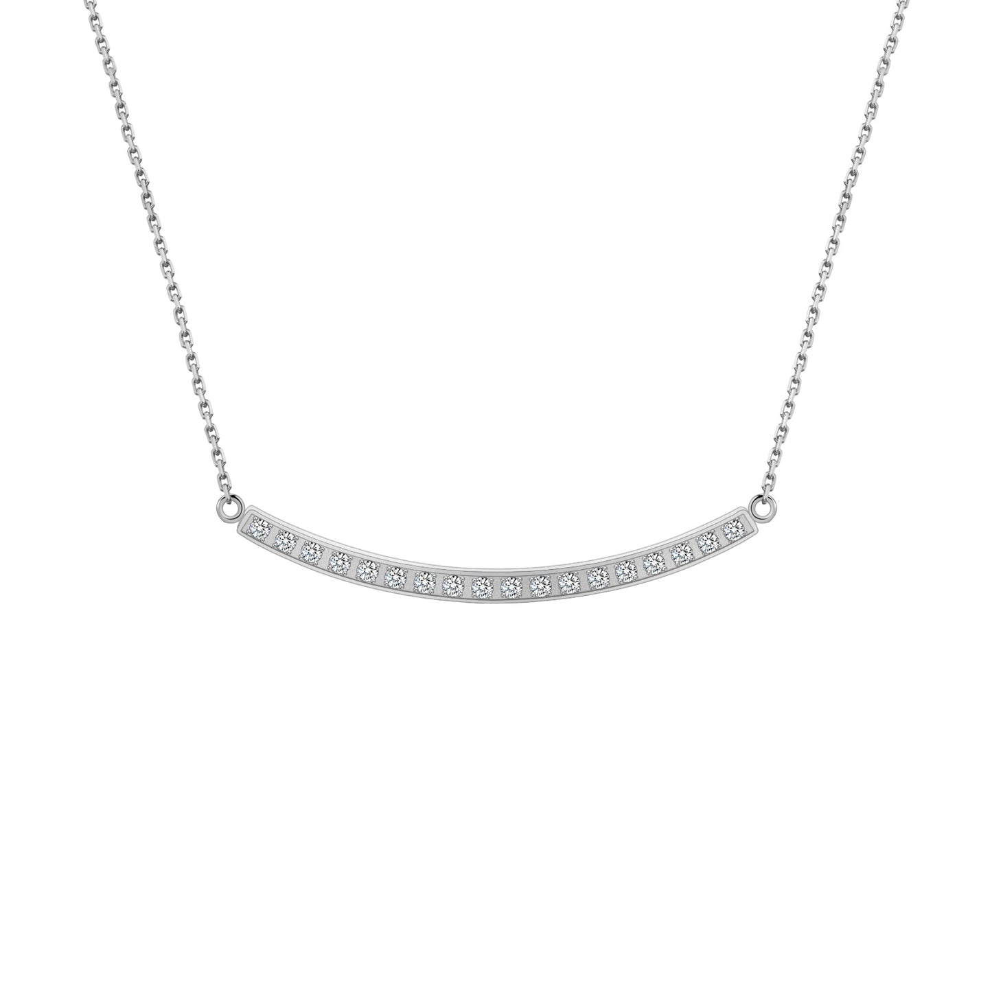 PT324RG B.Tiff Rose Gold Mini "Smile" Adjustable Pendant Necklace by B.Tiff New York