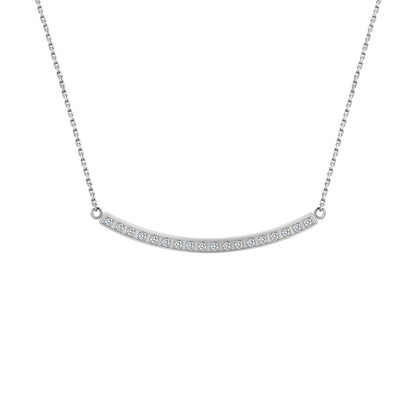 PT324RG B.Tiff Rose Gold Mini "Smile" Adjustable Pendant Necklace by B.Tiff New York