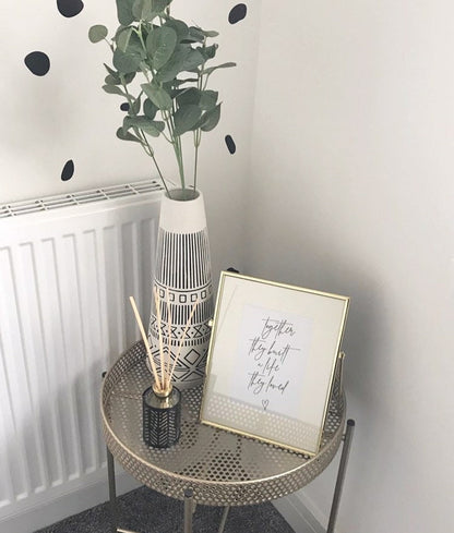 Together They Built a Life They Loved Simple Home Wall Decor Print by WinsterCreations™ Official Store