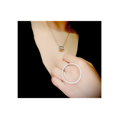 RG099W B.Tiff Pavé Hoop Ring  [Thin Band] by B.Tiff New York