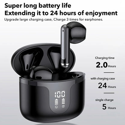 Mpow S47 True Wireless Bluetooth V5.3 Earphones with 35H Playback TWS Waterproof Earbuds for iPhone Huawei Xiaomi All Smartphone